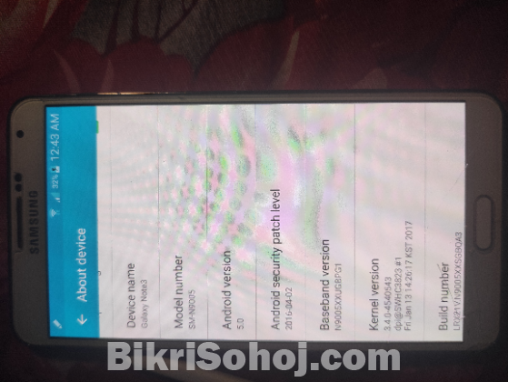 Samsung Galaxy Note 3 (SM-N9005) (Used)